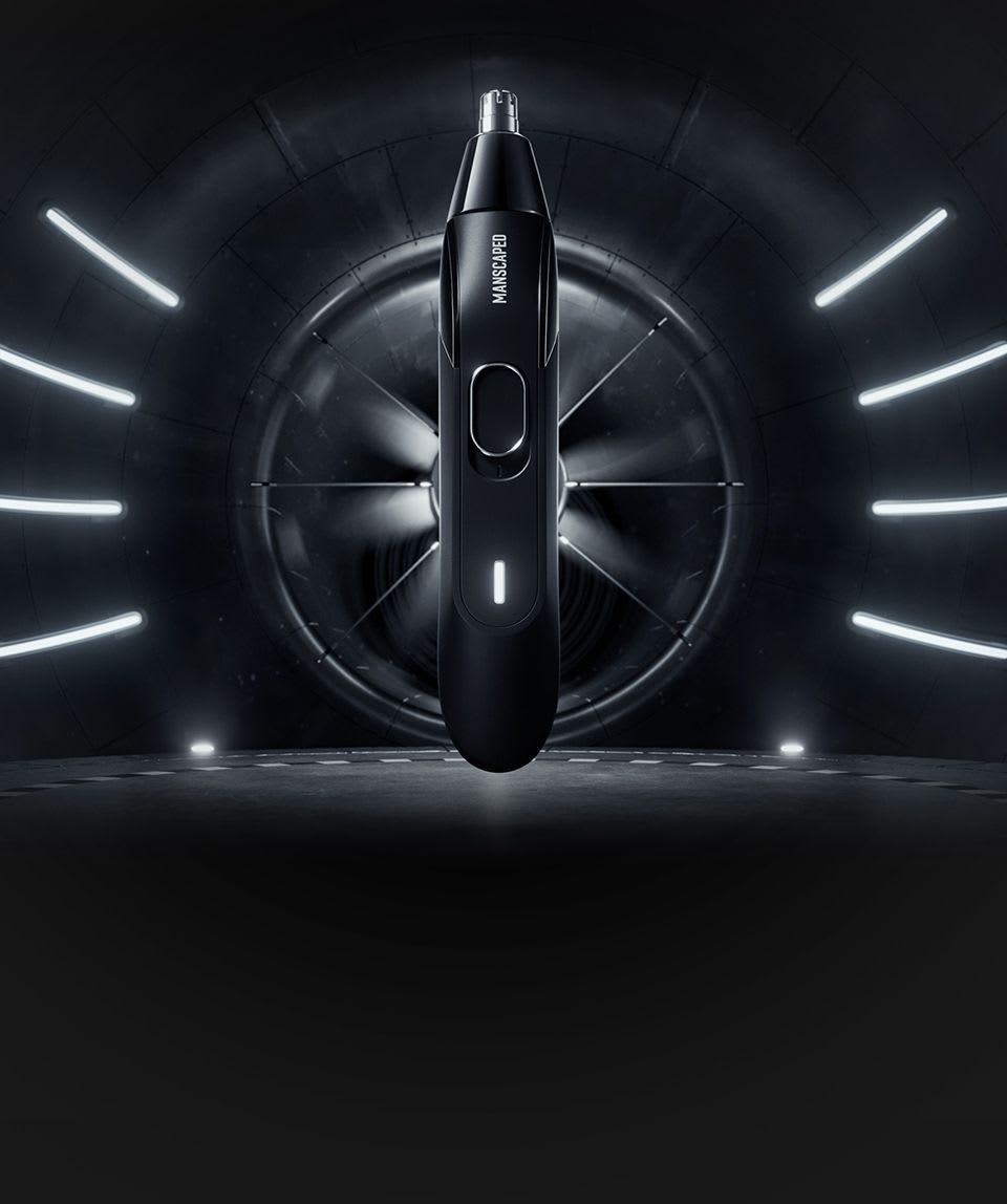 Weed Whacker® 2.0 in front of black turbine