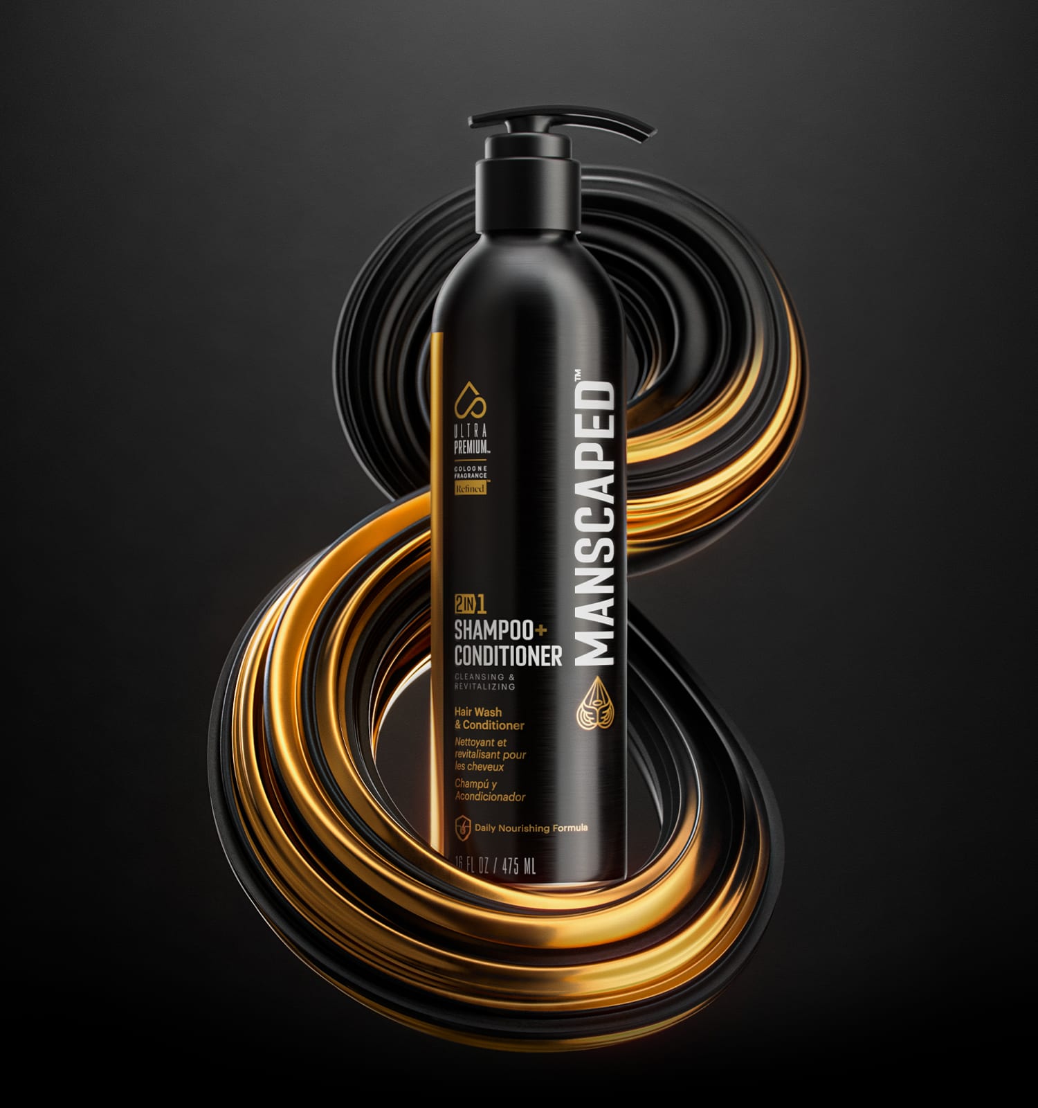 2-in-1 Shampoo & Conditioner for Men [UltraPremium