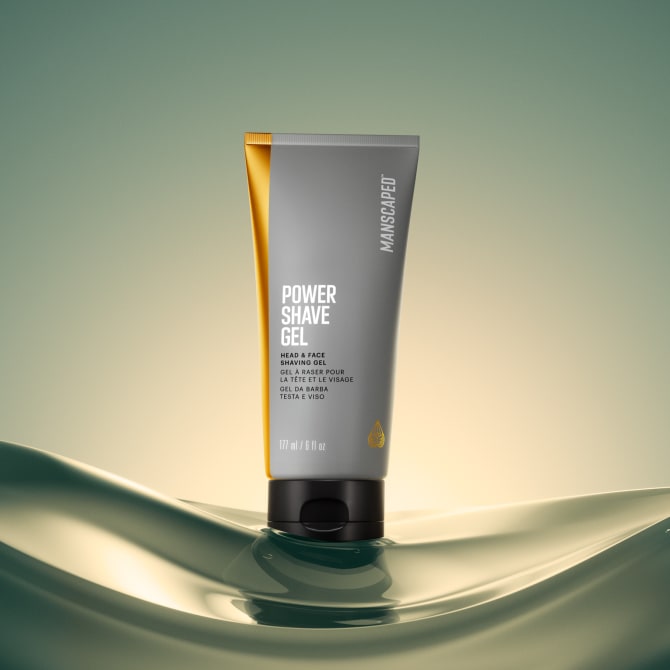 Gel  raser pour la tte et le visage | Power Shave Gel | MANSCAPED CA
